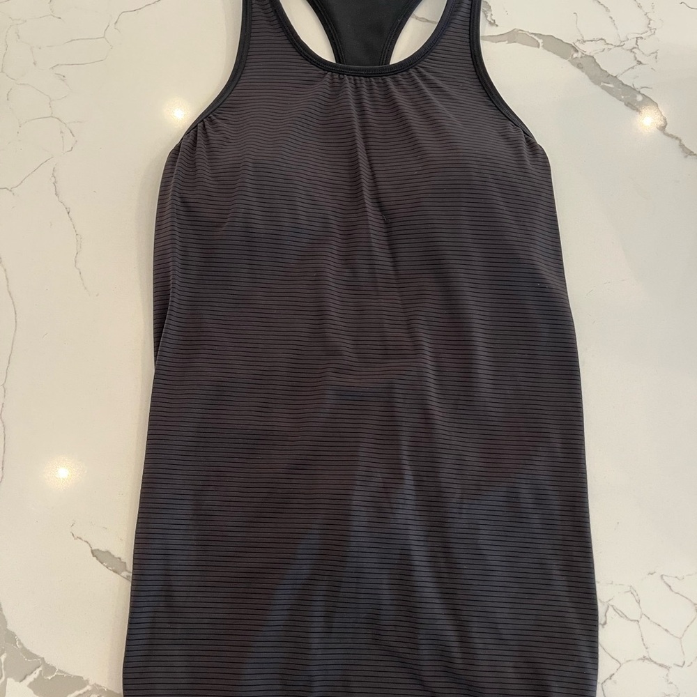 Lululemon Athletica Blue Sleeveless Tank Top